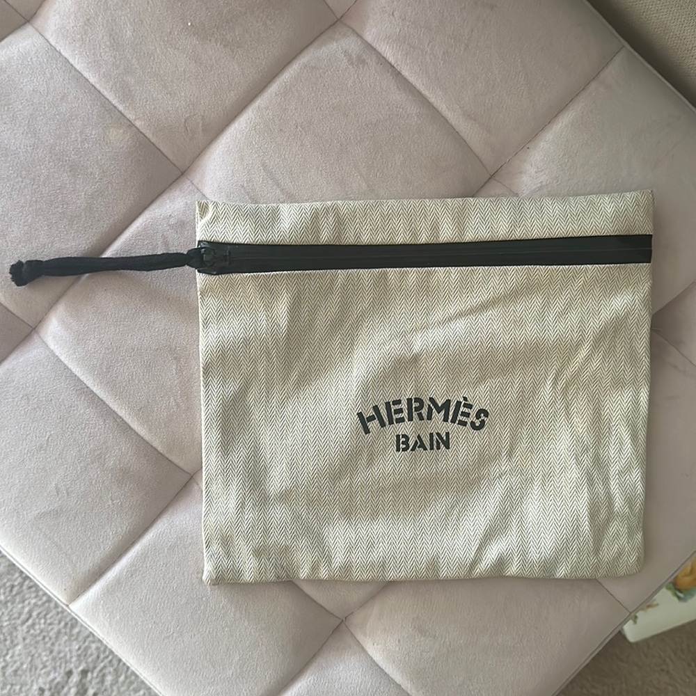COPY - Hermes Bain 100% authentic swimsuit case pouch clutch
